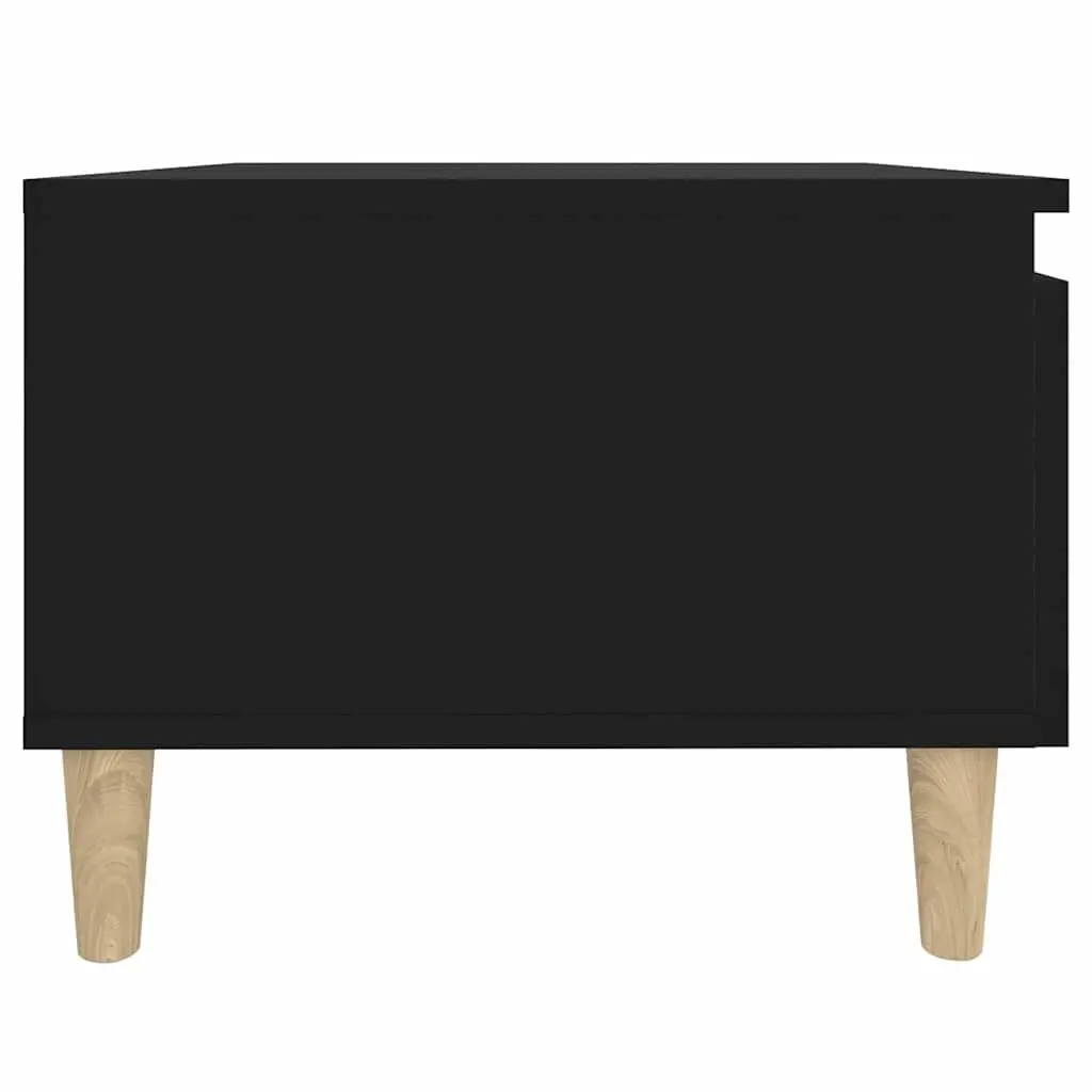 End Table Black Side Accent Living Room Storage Drawer Scandinavian Furniture