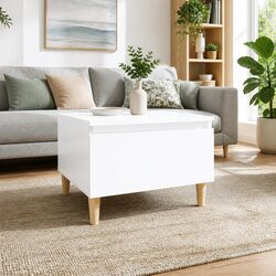 End Table Side Table High Gloss White Modern Living Room Accent Furniture