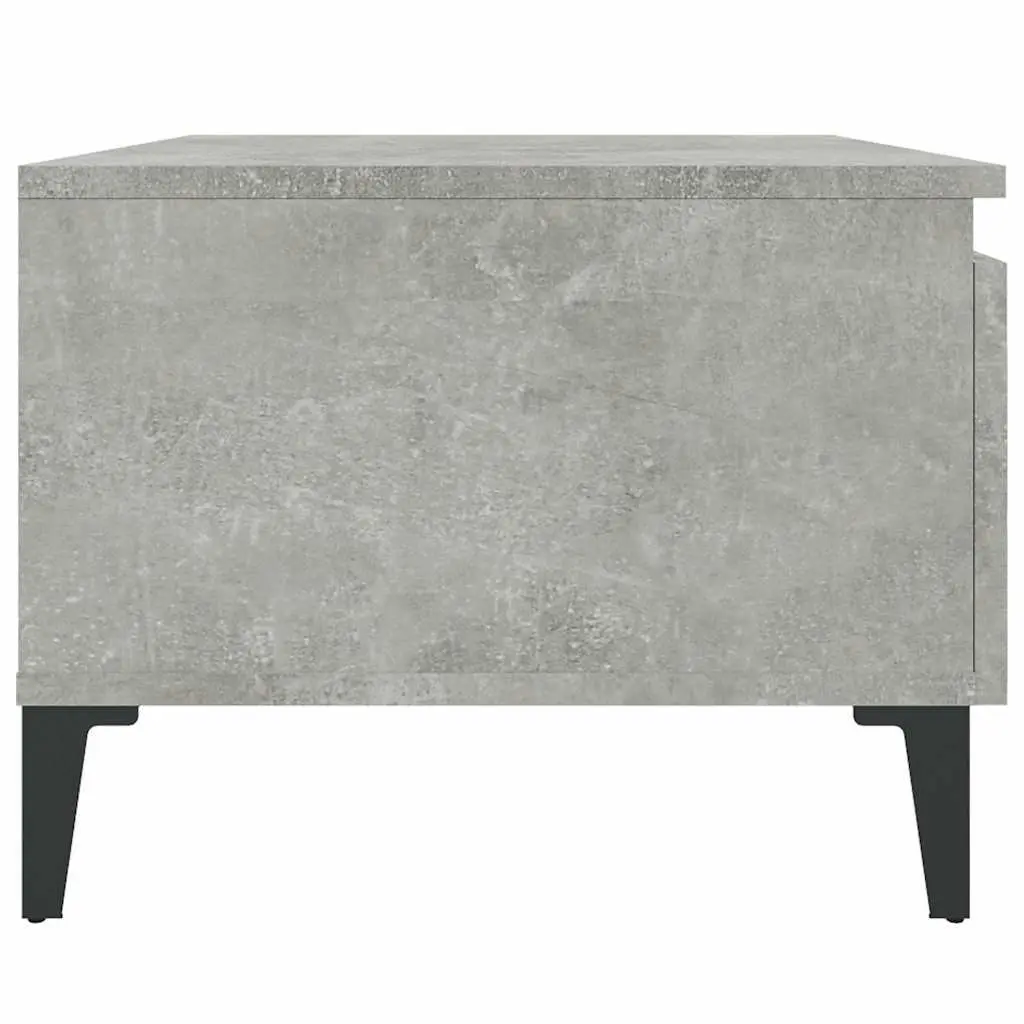 End Tables Engineered Wood Grey Set of 2 Accent Side Tables with Drawer Storage