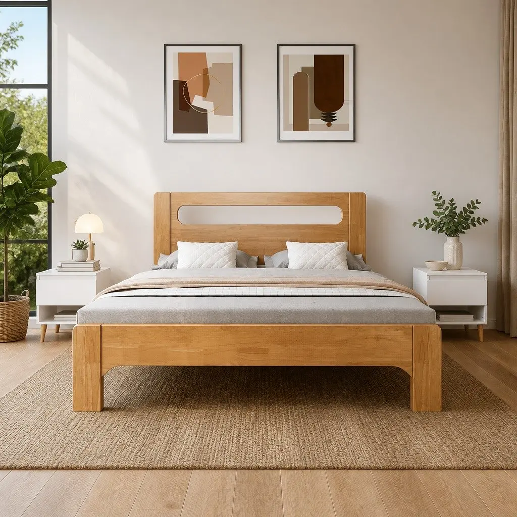 Bedside Tables Engineered Wood 50x46x50 cm White 2 Piece