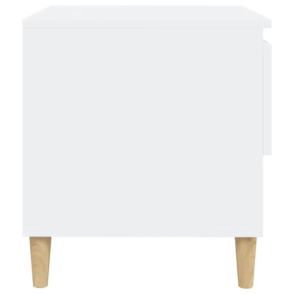 Bedside Tables Engineered Wood 50x46x50 cm White 2 Piece