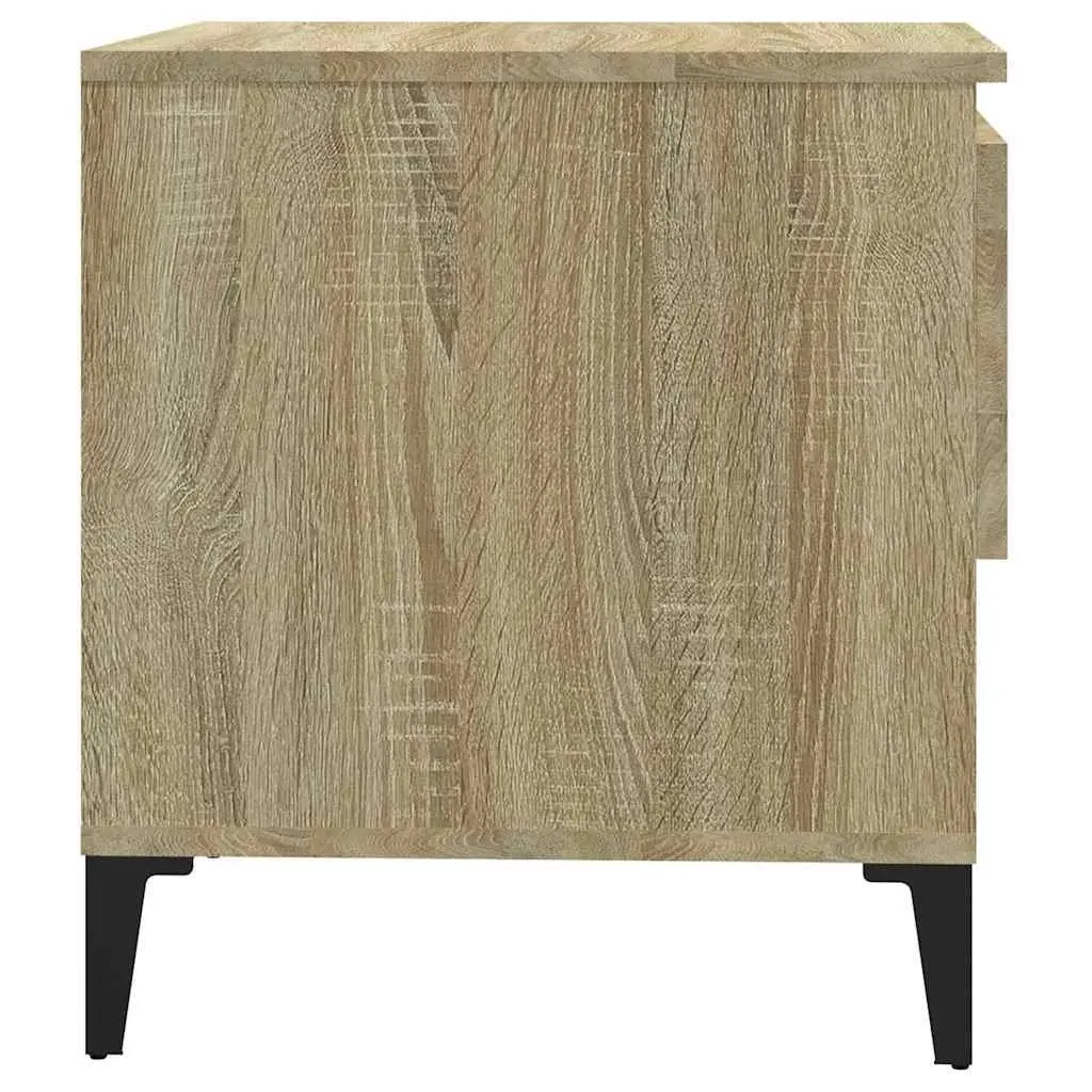 End Table Engineered Wood 50 x 46 x 50 cm Brown