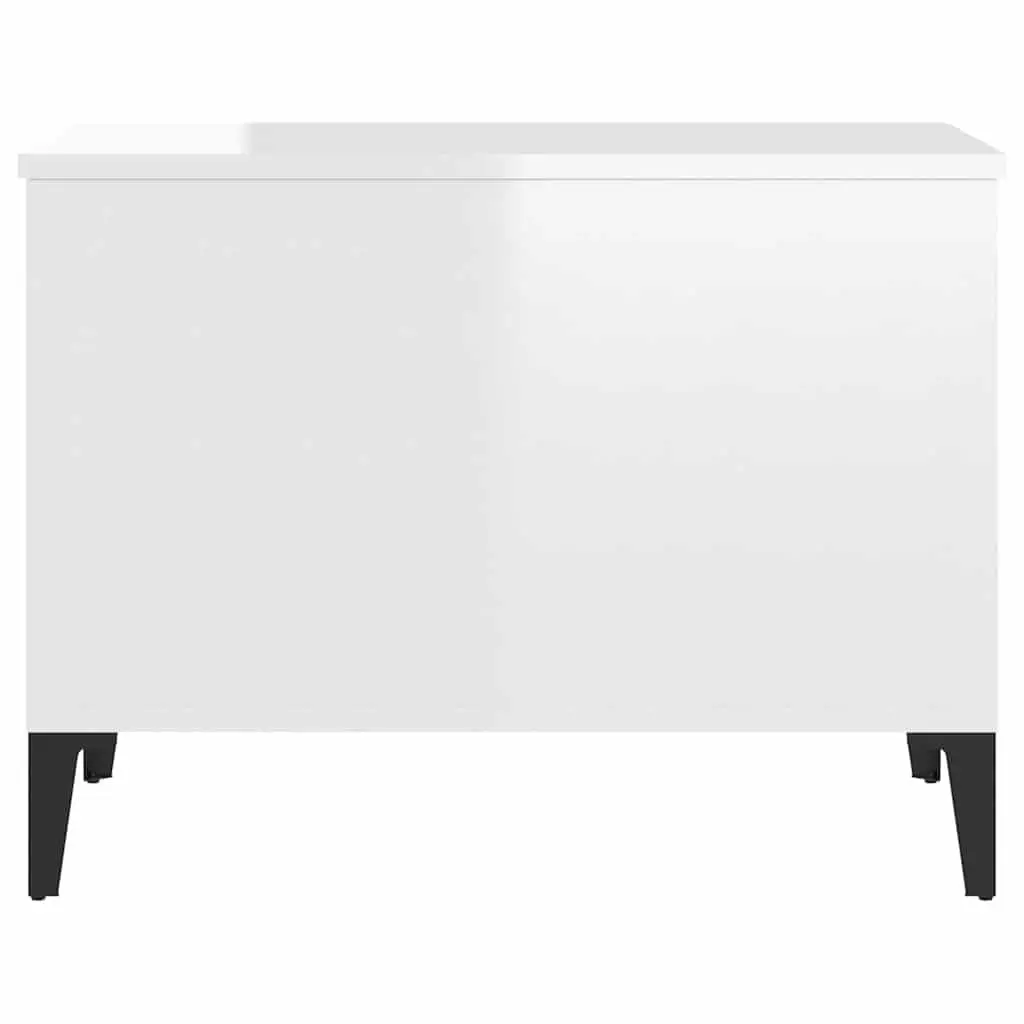 Coffee Table Engineered Wood 60x44.5x45 cm White Lift Top Hidden Storage