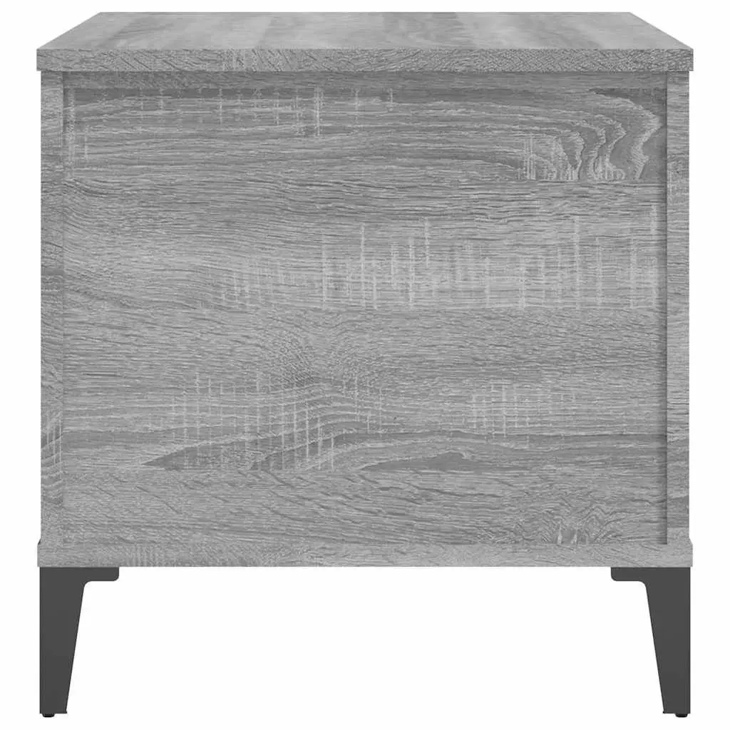 Lift-Top Coffee Table Grey Sonoma Engineered Wood Storage Compartment Furniture
