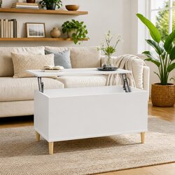 Versatile Lift-Top Coffee Table for Daily Use