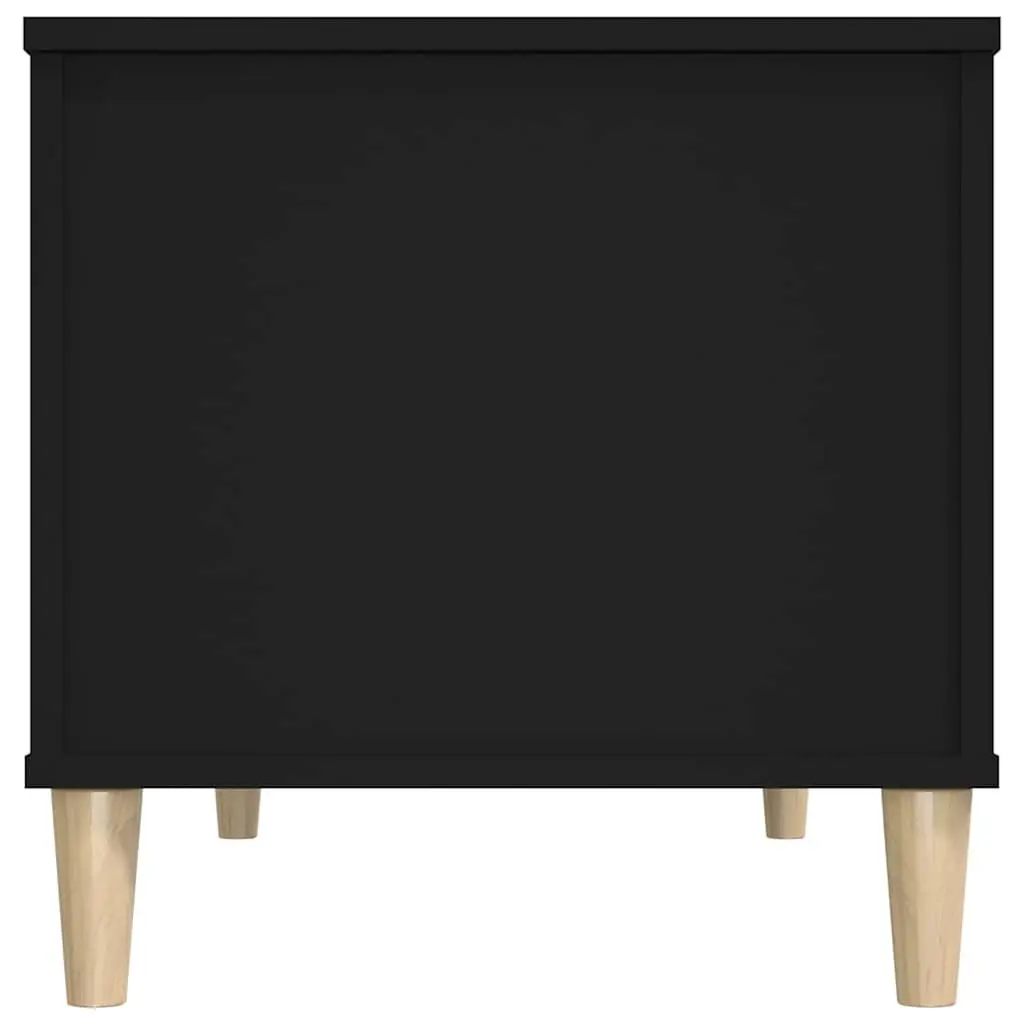 Lift Top Coffee Table Engineered Wood Black Storage Compartment Adjustable Height 90L x 44.5W x 45H cm