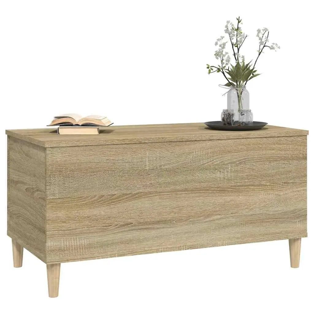Lift-Top Coffee Table Engineered Wood Brown 90 x 44.5 x 45 cm