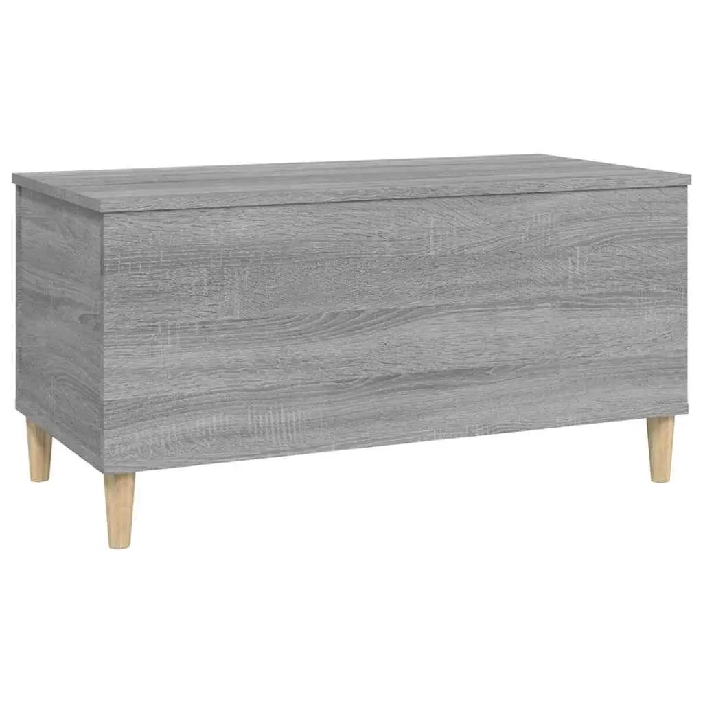 Lift-Top Coffee Table Grey Sonoma Engineered Wood Storage Compartment Living