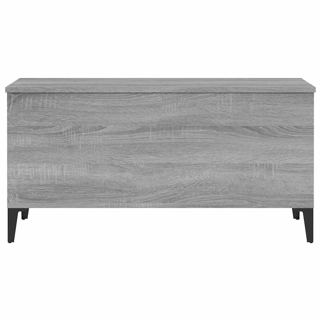 Lift-Top Coffee Table Grey Sonoma Engineered Wood Storage Compartment Living