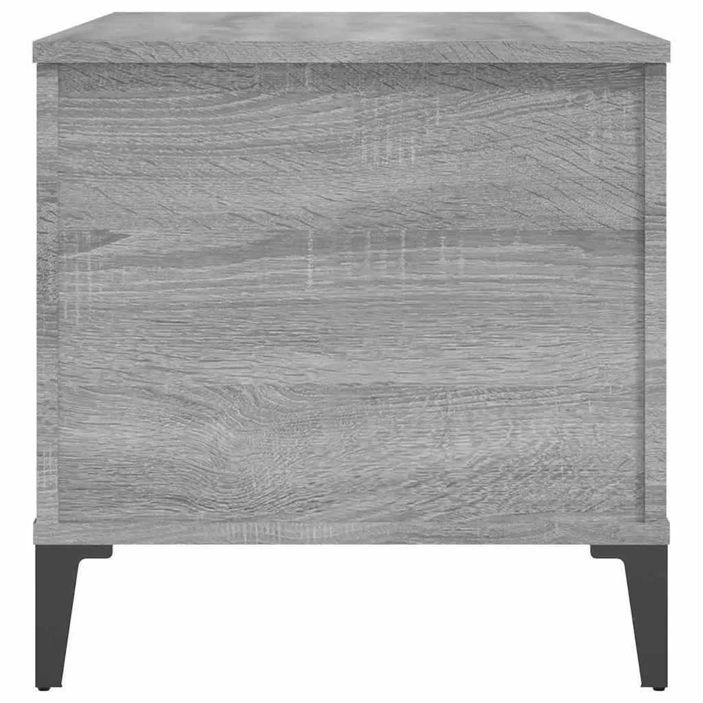 Lift-Top Coffee Table Grey Sonoma Engineered Wood Storage Compartment Living