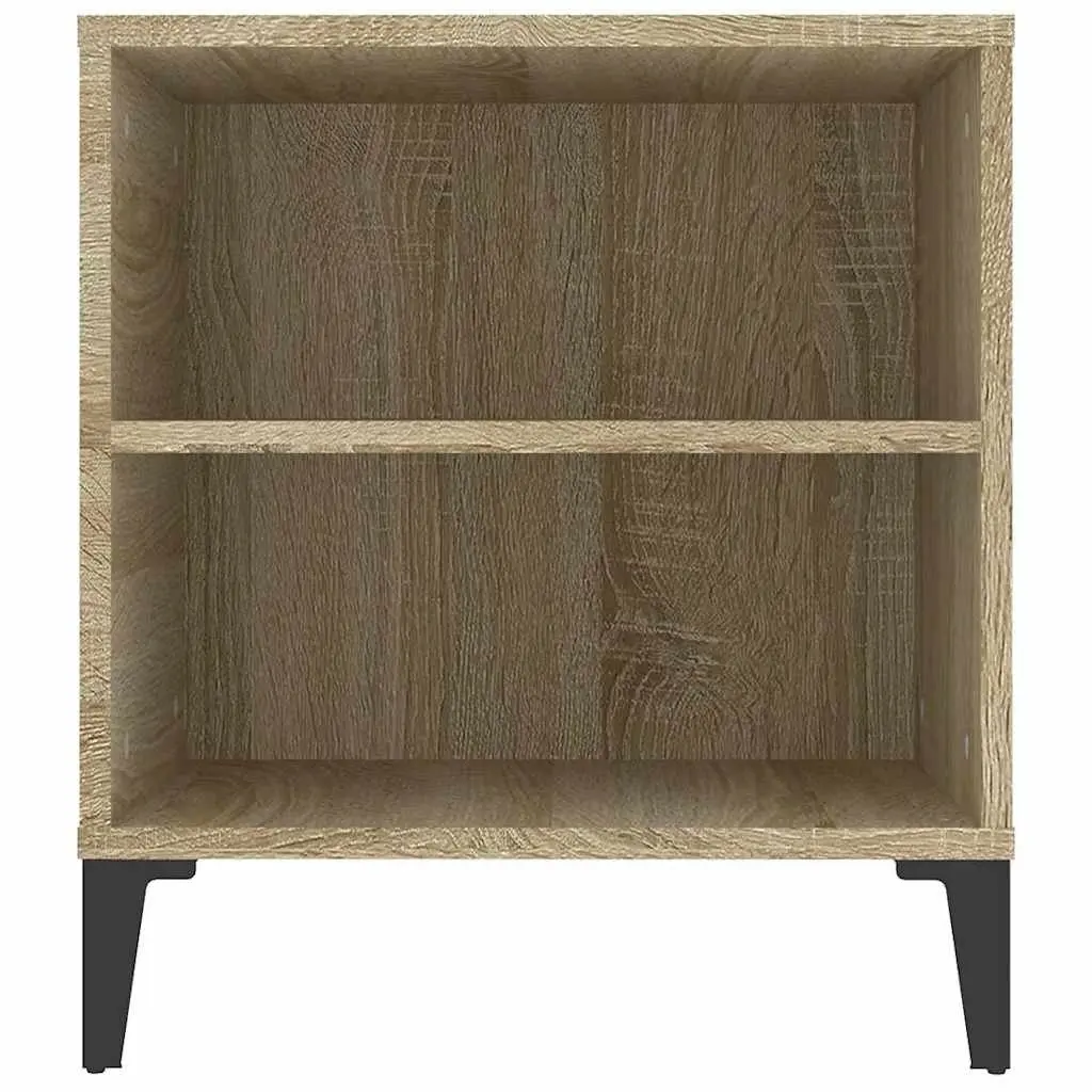 TV Stand Engineered Wood Brown Sonoma Oak Storage Unit with Drawers 102cm