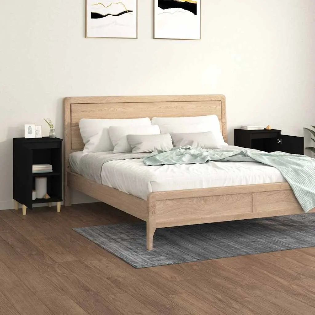 Black Bedside Cabinets for Organized Living
