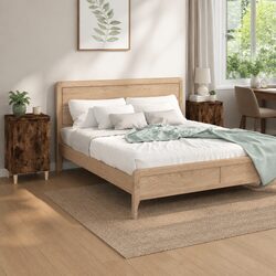 Bedside Cabinets 2 pcs Brown Engineered Wood Nightstand Storage 40x35x70cm