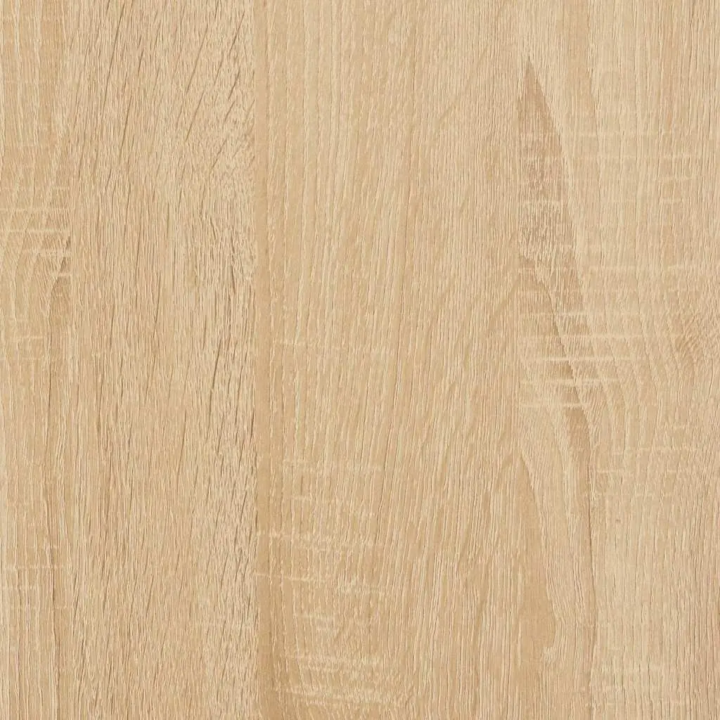 Bedside Cabinet Engineered Wood 40x35x70cm Brown 2 Piece Nightstand Storage Table