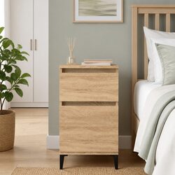 Practical Brown Nightstand for Everyday Use
