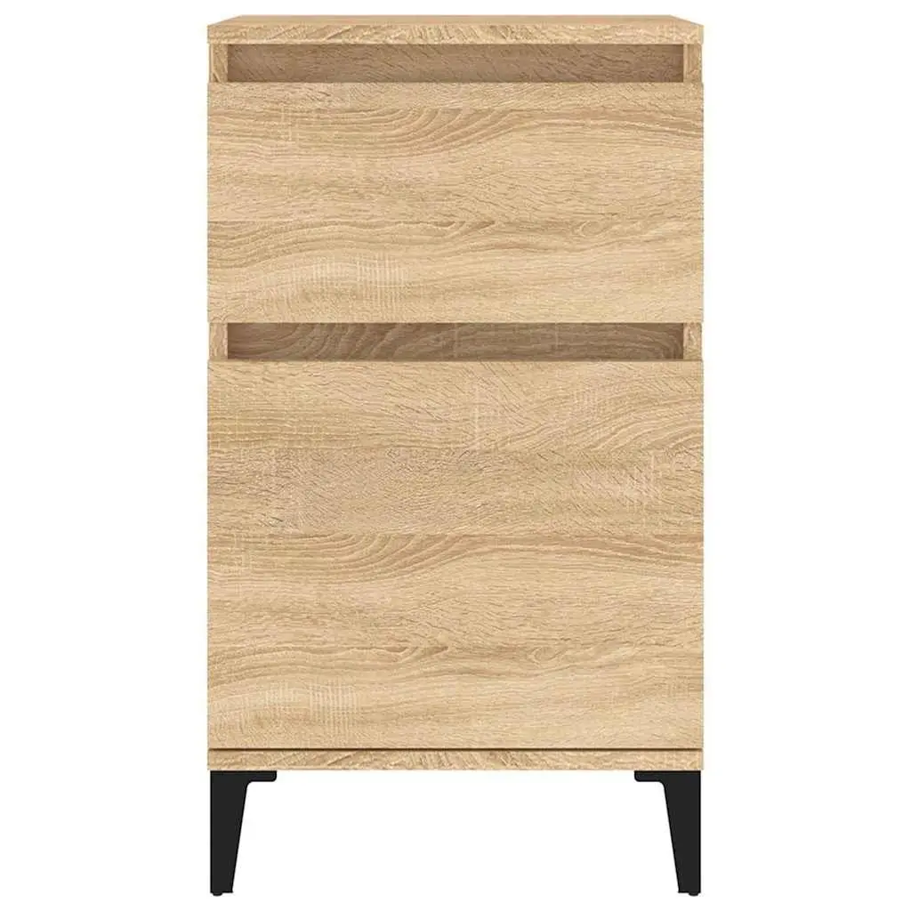 Bedside Table Engineered Wood Brown 40 x 35 x 70 cm