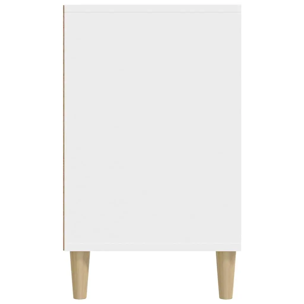 Shoe Cabinet White 102x36x60cm Engineered Wood Storage Organiser 5 Compartments