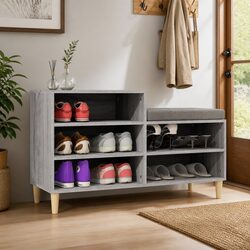 Functional Grey Sonoma Shoe Cabinet for Everyday Use