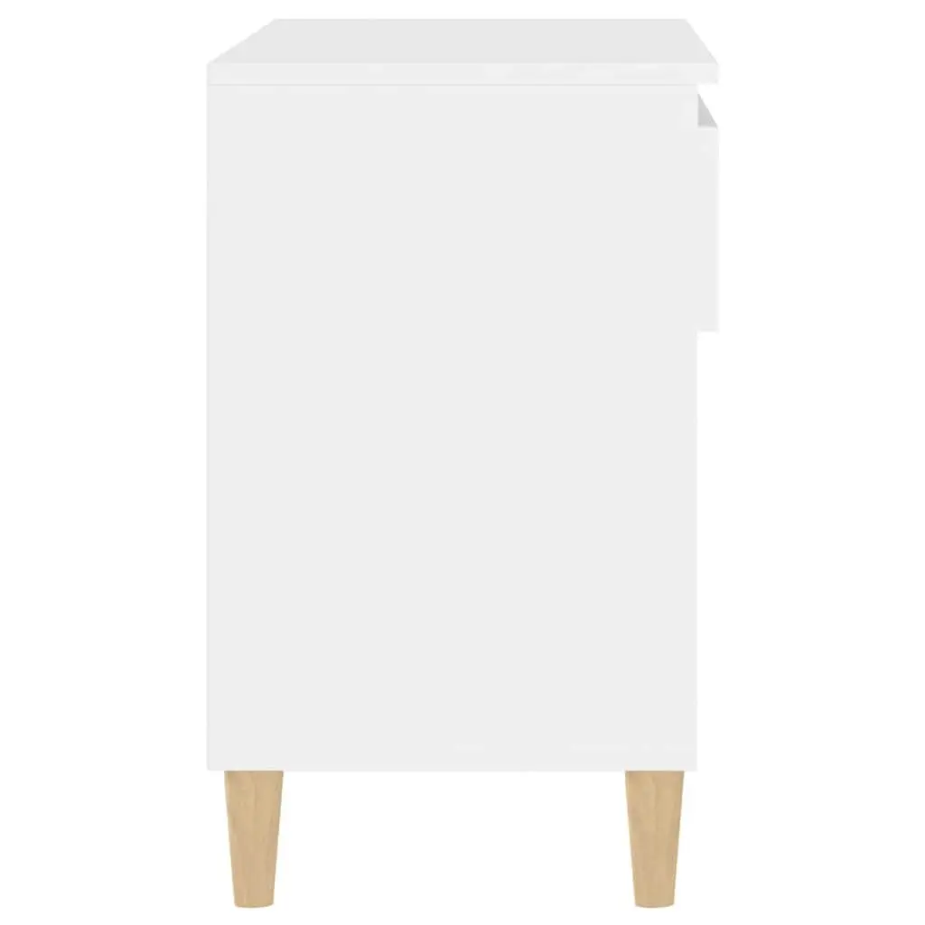 Shoe Storage Cabinet Engineered Wood White 70x36x60cm Organiser for Entryway and Hall