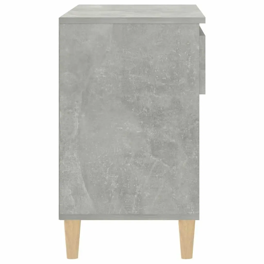 Shoe Cabinet Engineered Wood Grey 70x36x60cm Hallway Storage Organiser