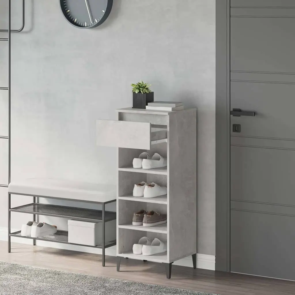 Shoe Rack in Grey with Ample Storage Space