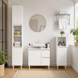 Versatile Storage Bathroom Vanity for Tidy Spaces