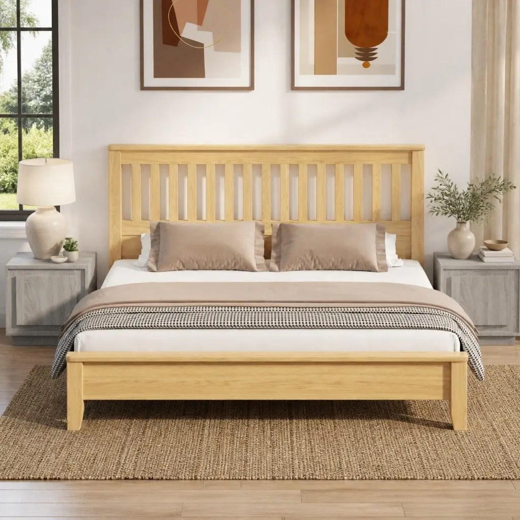 Bedside Cabinet Engineered Wood 44 x 35 x 45 cm Grey 2 Piece Nightstand Storage Door Organizer