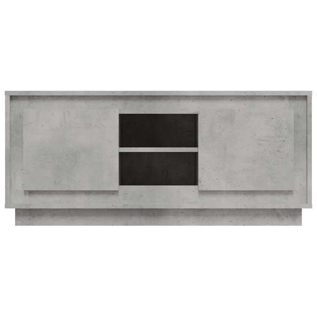 TV Cabinet Engineered Wood 102x35x45 cm Grey Storage Unit