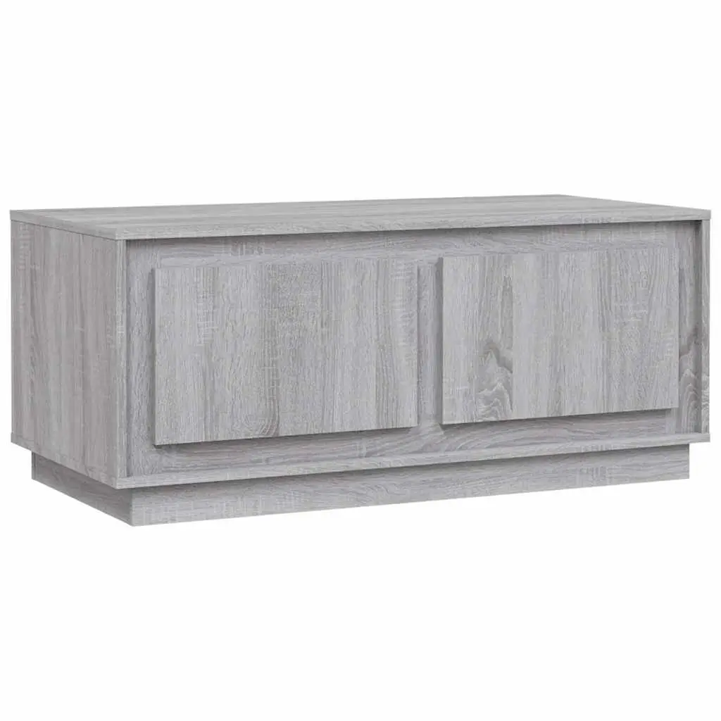 Coffee Table Grey Sonoma 102x50x44cm Storage Compartments Living Room Furniture