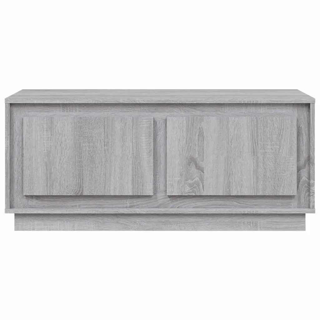 Coffee Table Grey Sonoma 102x50x44cm Storage Compartments Living Room Furniture