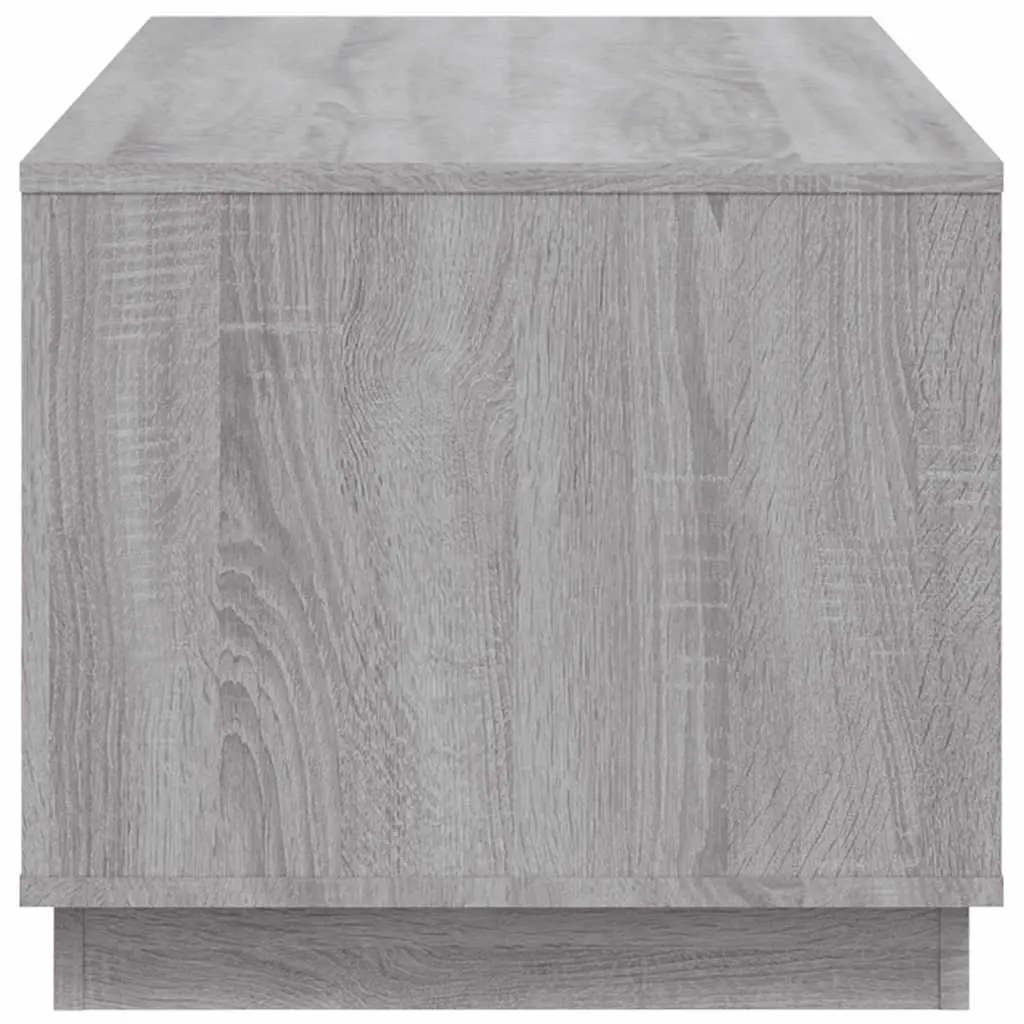 Coffee Table Grey Sonoma 102x50x44cm Storage Compartments Living Room Furniture