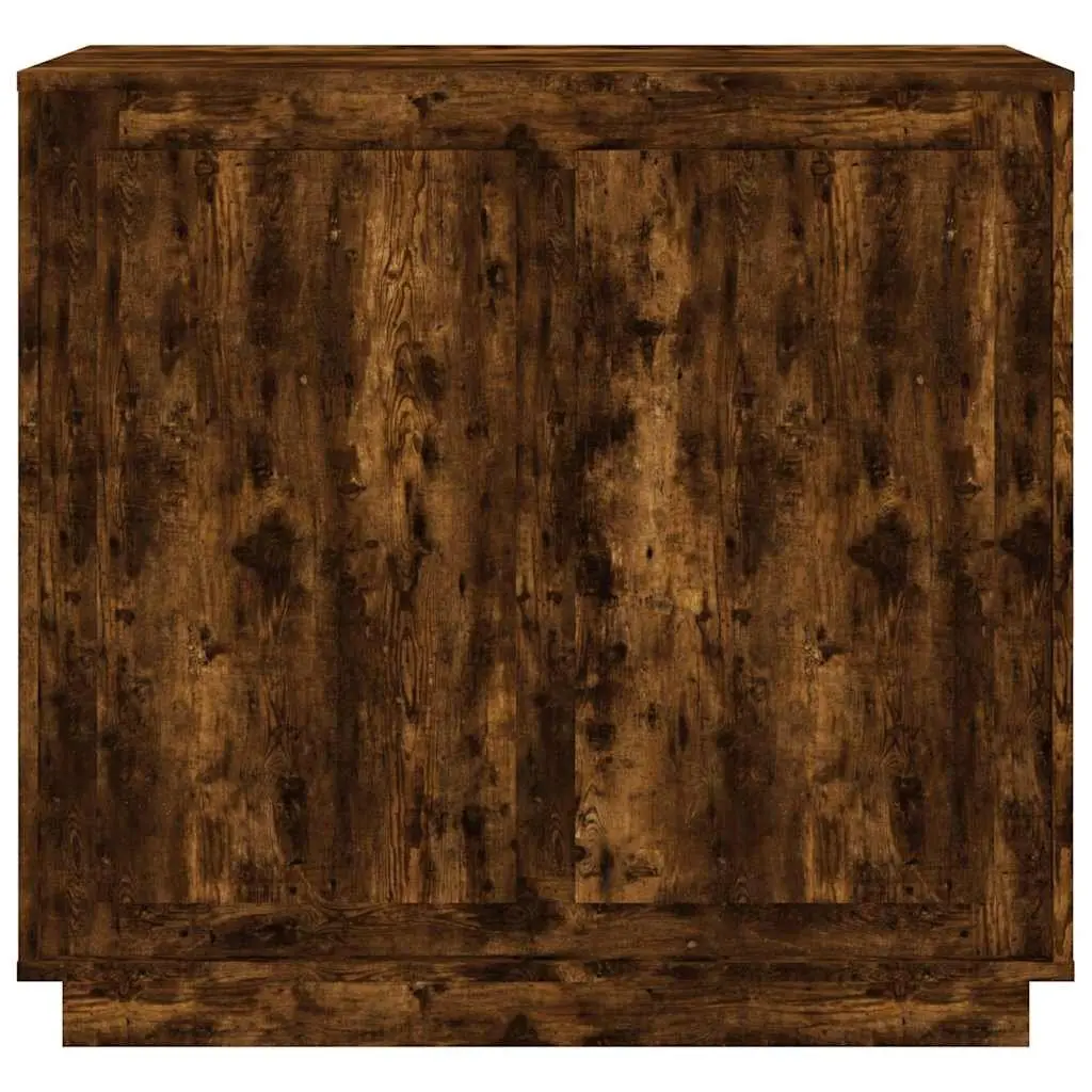Sideboard Storage Cabinet Brown Engineered Wood 80x34x75cm Buffet Cupboard