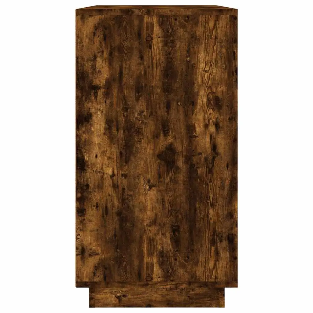 Sideboard Storage Cabinet Brown Engineered Wood 80x34x75cm Buffet Cupboard