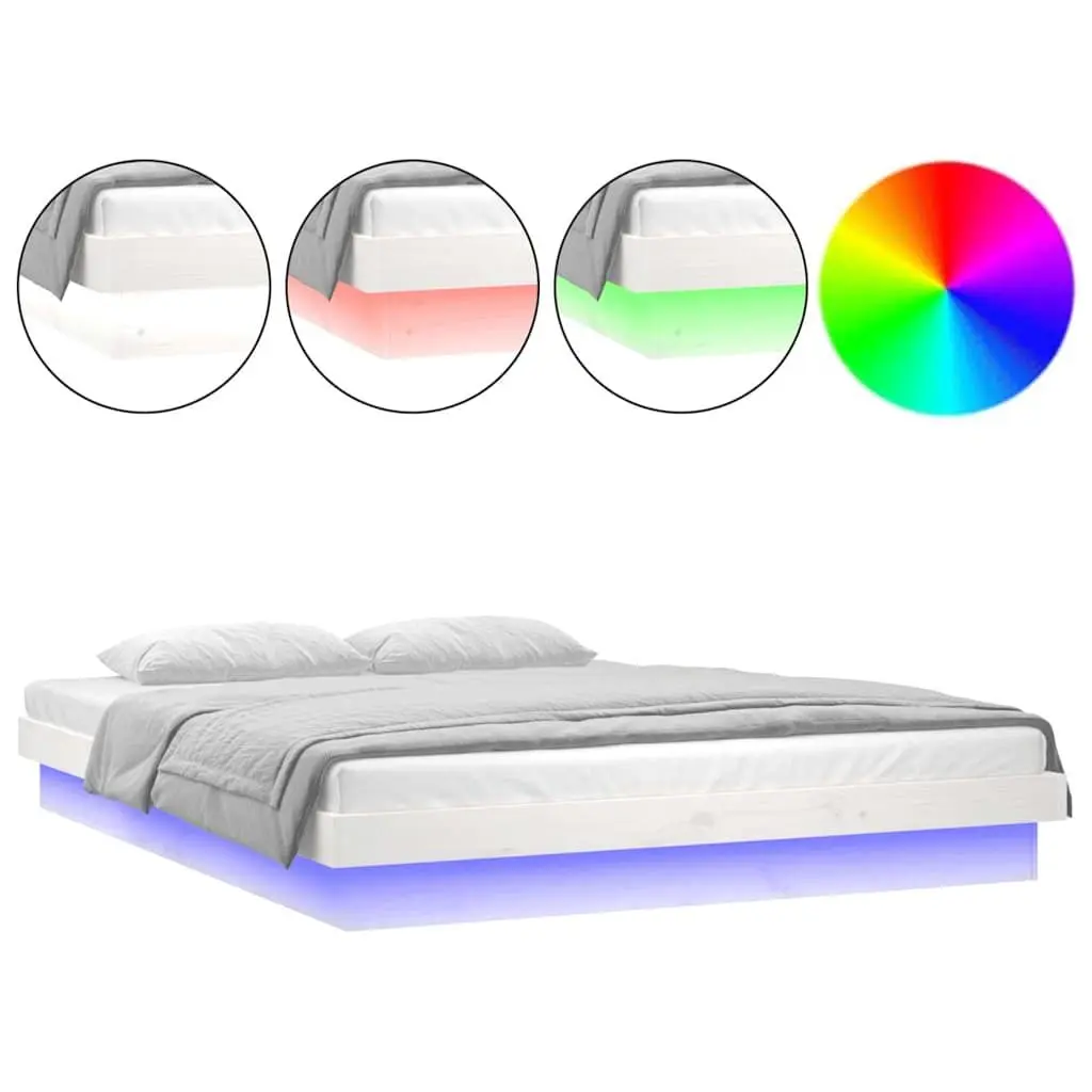 LED Bed Frame 150x200cm for Any Bedroom