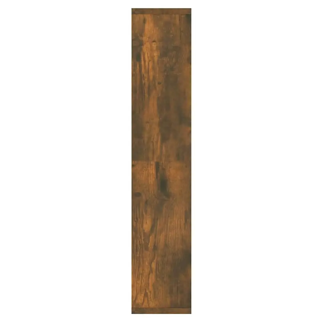 Bathroom Cabinet Engineered Wood Wall-Mounted Storage Mirror with LED Lights Brown