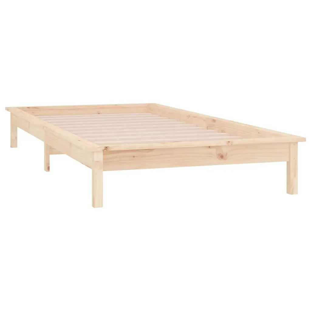 Solid Wood LED Bed Frame for Any Bedroom