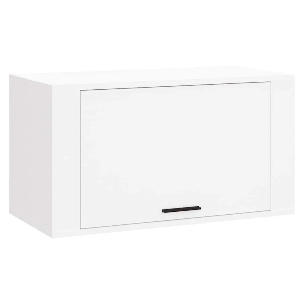 Shoe Cabinet Wall-Mounted Engineered Wood White 70x35x38cm Organiser