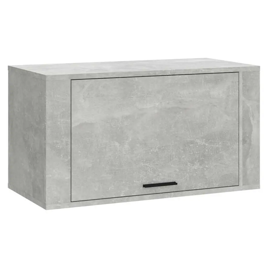Shoe Cabinet Engineered Wood Wall-mounted 70x35x38cm Grey
