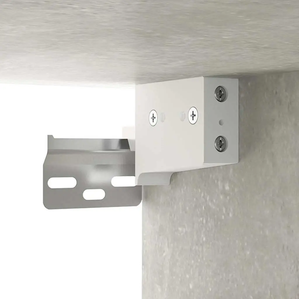 Shoe Cabinet Engineered Wood Wall-mounted 70x35x38cm Grey