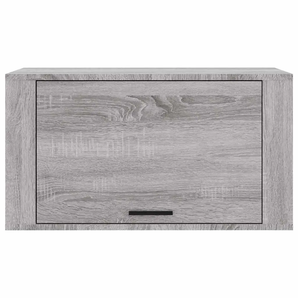 Wall-mounted Shoe Cabinet Engineered Wood 70x35x38cm Grey