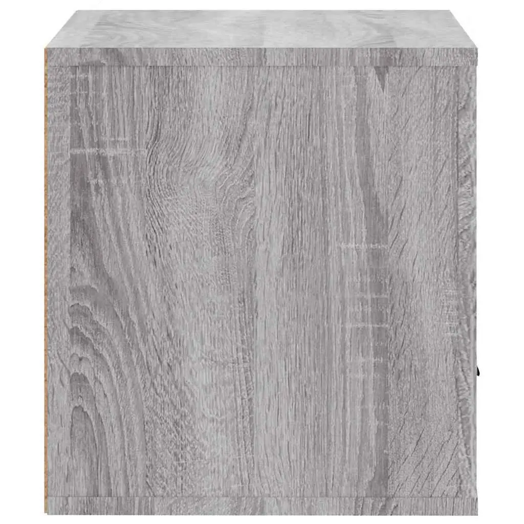 Wall-mounted Shoe Cabinet Engineered Wood 70x35x38cm Grey
