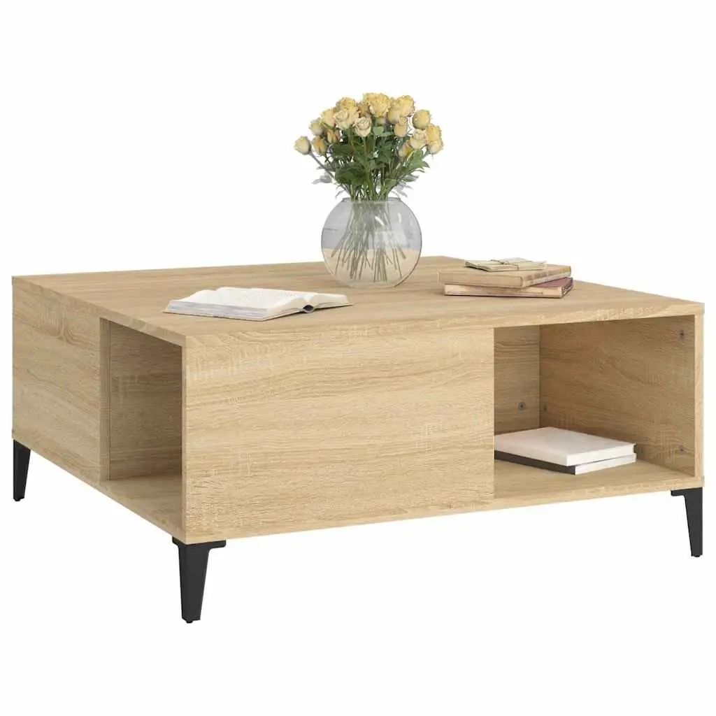 Brown Coffee Table with Ample Storage Options
