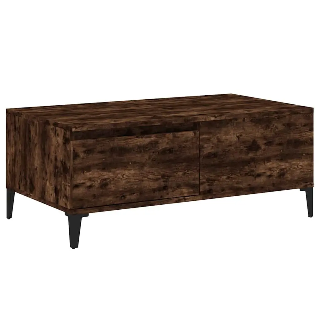Coffee Table Engineered Wood 90x50x36.5cm Brown