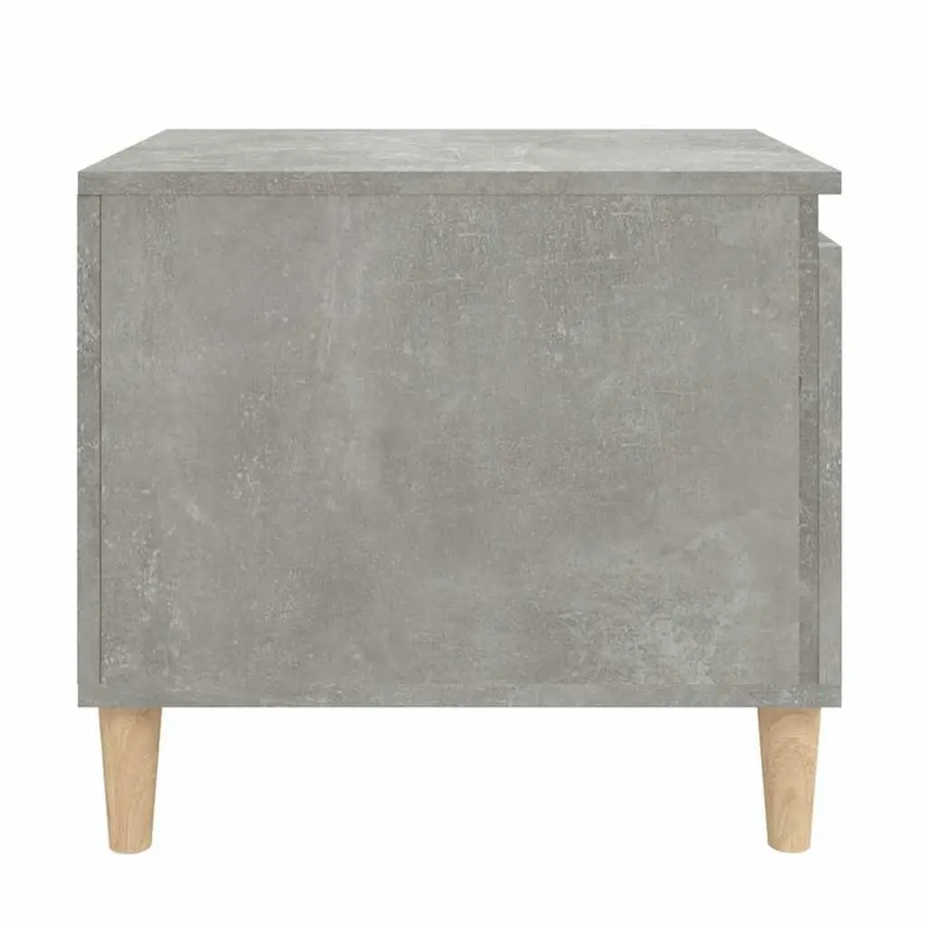 Coffee Table Engineered Wood Grey 100L x 50W x 45H cm Storage Compartment Shelf Living Room Accent