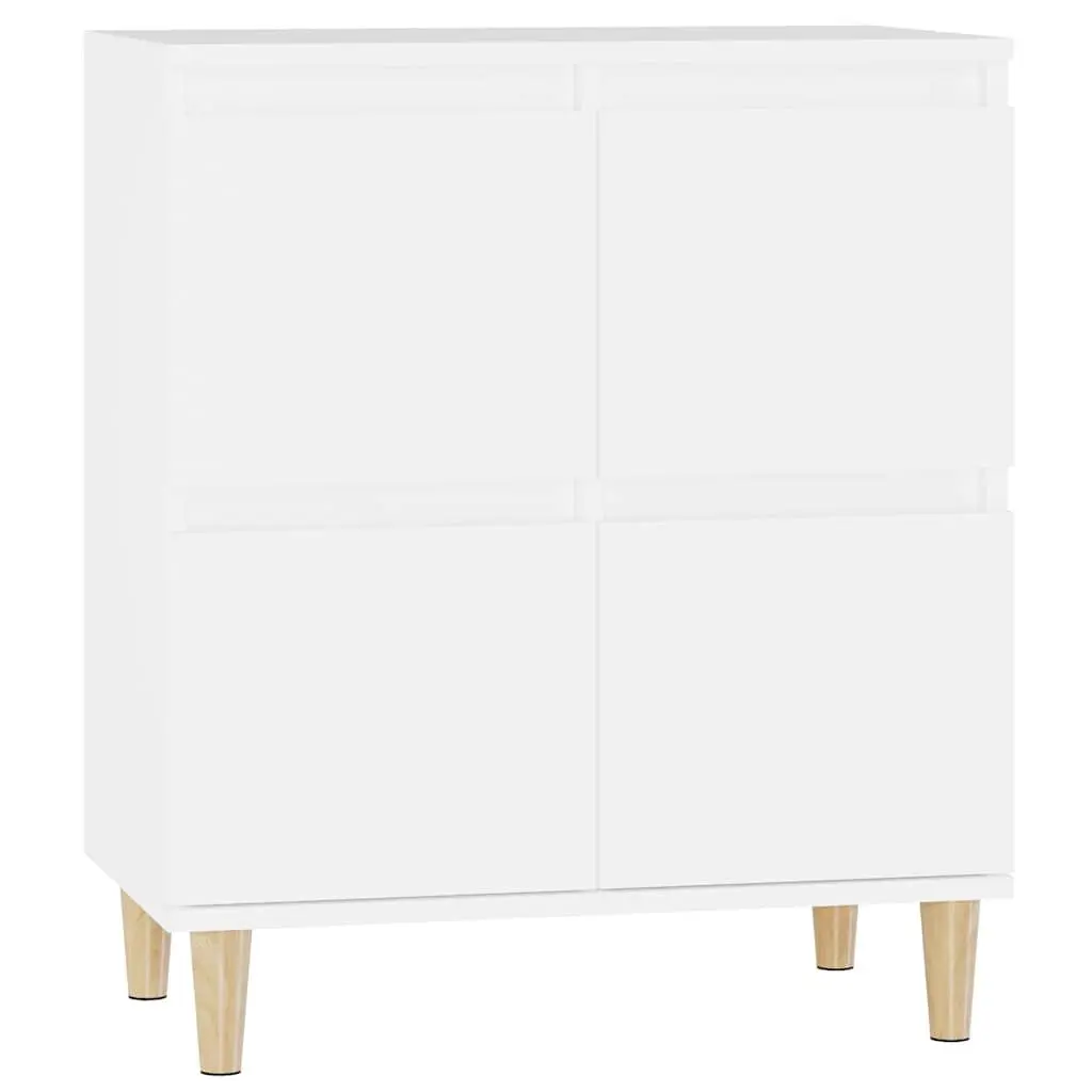 Sideboard White 60x35x70 cm Storage Cabinet Engineered Wood Buffet Furniture