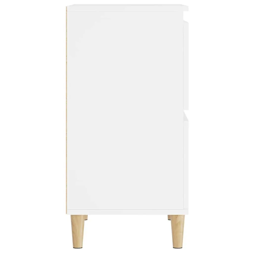 Sideboard White 60x35x70 cm Storage Cabinet Engineered Wood Buffet Furniture