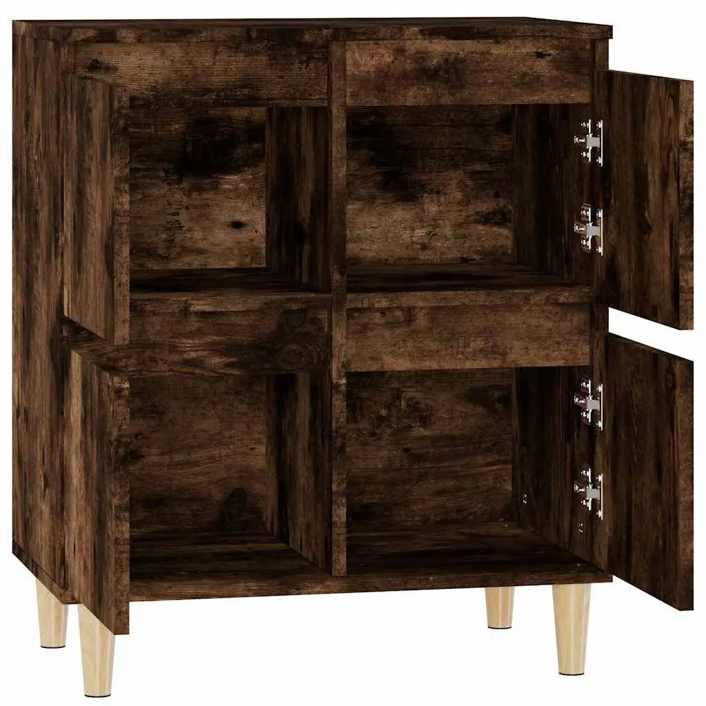 Sideboard Brown Engineered Wood Storage Cabinet 60x35x70 cm Buffet Display