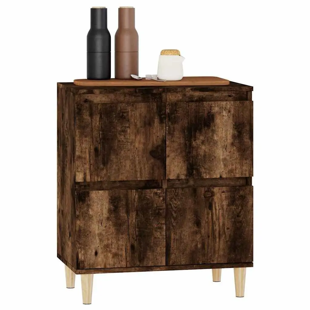 Sideboard Brown Engineered Wood Storage Cabinet 60x35x70 cm Buffet Display