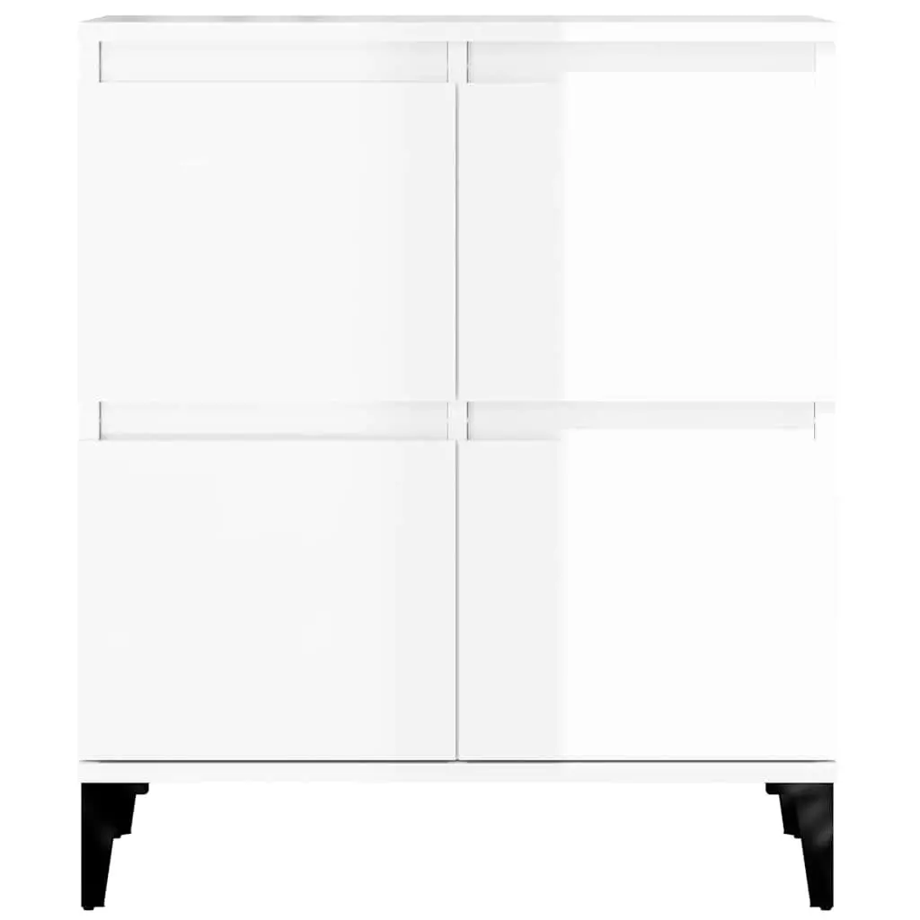 White High Gloss Sideboard for Home Use