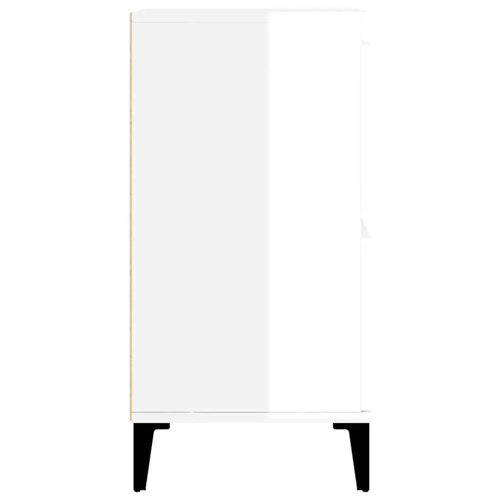 White High Gloss Sideboard for Home Use